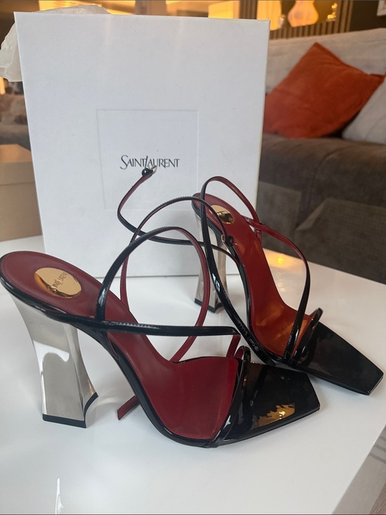 Saint Laurent Shoes - Saint Laurent Vernice Seta Soft Heels Size 39 -YSL great condition